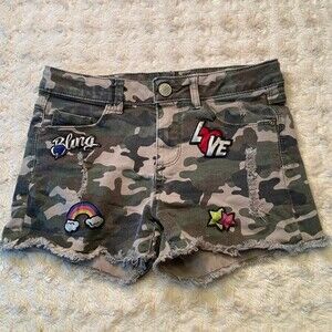 OVS Girls Camo Shorts Size 10 11 Years (Bx 3)